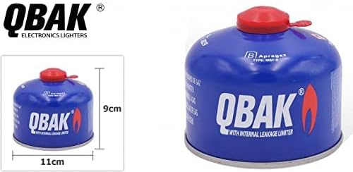 Bombona de Gas Azul Butano de Rosca, Recambio para Cocina Portátil para Camping ,Cartucho de 230g, Bombona pequeña para cocinar y Acampar
